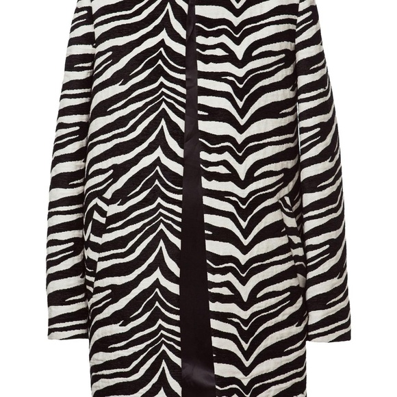 ZARA ZEBRA PRINT COAT - Picture 6 of 9